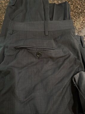 Canali Dark Charcoal Dress Pants